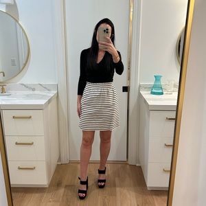 J Crew Striped Skirt